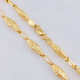 Cadena Rustica Dubai 10.7gr / 65cm / 4.2mm Oro Amarillo 18K