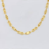 Cadena Rustica Esposas Infinitas 12.8gr / 61cm / 5.25mm Oro Amarillo 18K