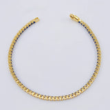 Pulso Tenis Doble Faz 7.05gr / 18cm / 2.8mm Oro Amarillo 18K