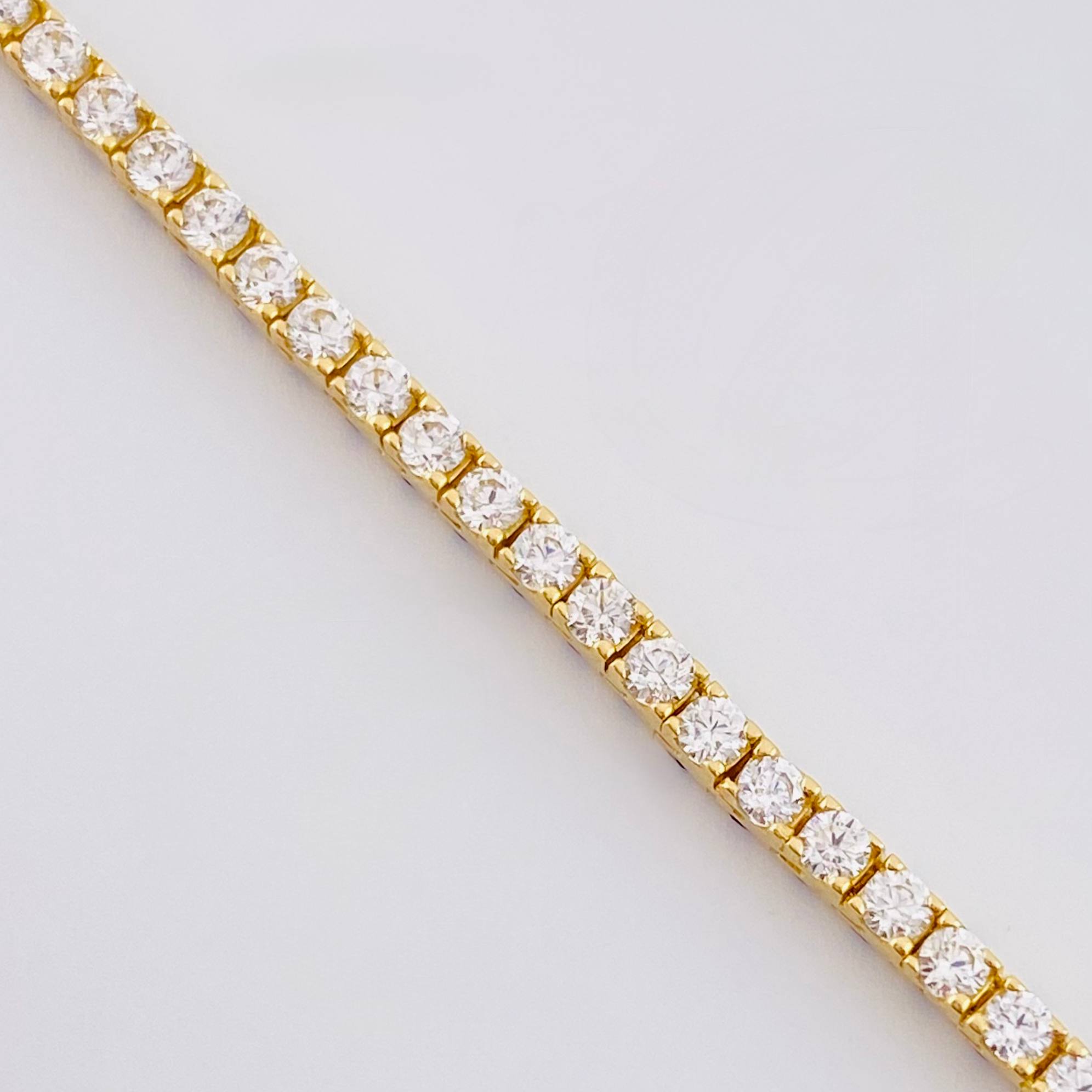 Pulso Tenis Doble Faz 6.9gr / 18cm / 2.9mm Oro Amarillo +4 18K *