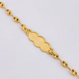 Pulso Bebé Gc Nube Bordeada 1.95gr / 14.5cm / 3.6mm Oro Amarillo 18K *