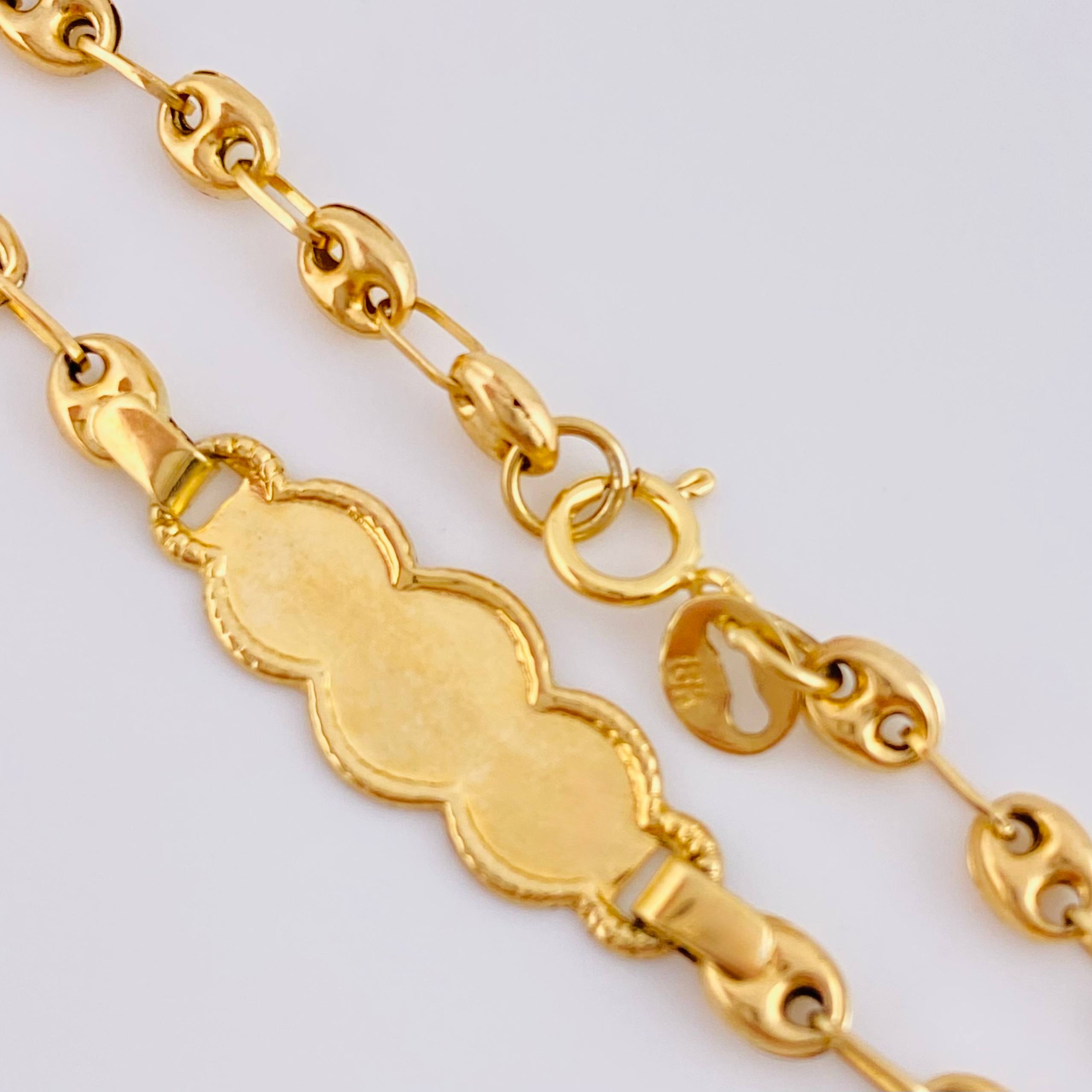 Pulso Bebé Gc Nube Bordeada 1.95gr / 14.5cm / 3.65mm Oro Amarillo 18K ©