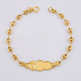 Pulso Bebé Gc Nube Divino Niño 1.9gr / 14.5cm / 3.6mm Oro Amarillo 18K