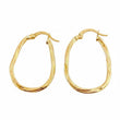 Candongas Candongas Nilo Ovaladas 1.45gr / 2.7cm / Oro Amarillo 18K *