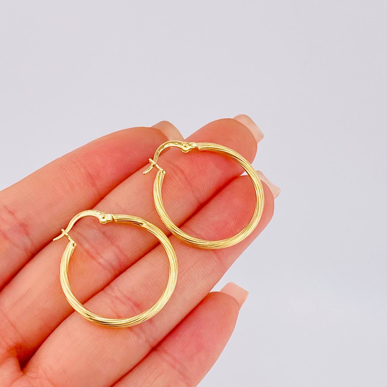 Candongas Arielle 1.6gr / 2.9cm / Oro Amarillo 18K