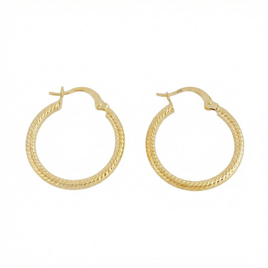 Candongas Lucy 1.55gr / 2.5cm / Oro Amarillo 18K