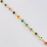 Pulso Ojo Turco 3.75g / 19cm / 4.95mm Oro Amarillo 18K