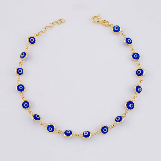 Pulso Ojo Turco 2.7g / 18.7cm / 4.6mm Oro Amarillo 18K