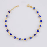 Pulso Ojo Turco 2.7g / 18.7cm / 4.6mm Oro Amarillo 18K