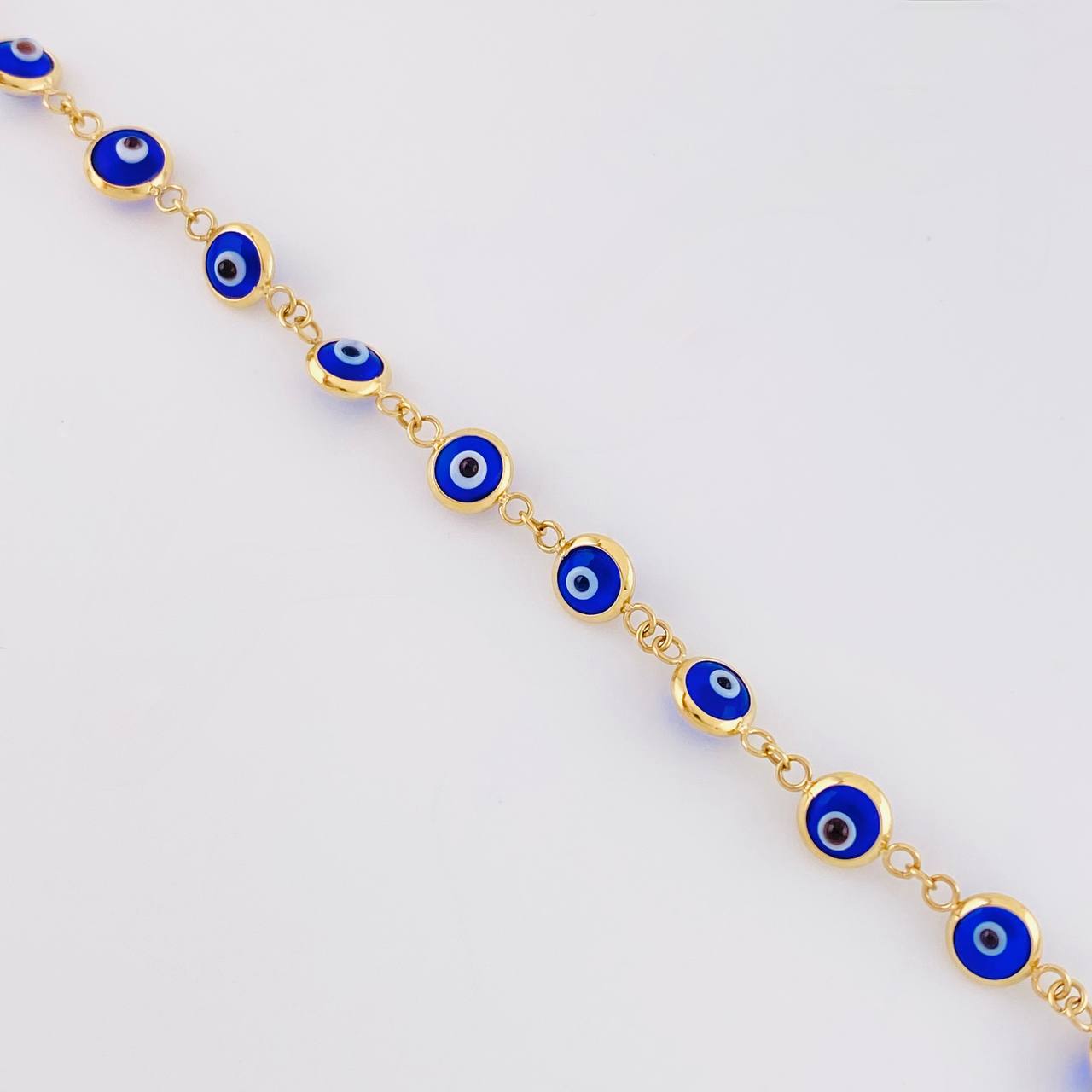 Pulso Ojo Turco 2.7g / 18.7cm / 4.6mm Oro Amarillo 18K