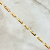 Pulso Rústico Combinado 5.15gr / 20cm / 4.4mm Barril Rayado-Tribal Oro Amarillo 18K ©