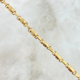 Pulso Barril Texturizado 5.15gr / 20cm / 4.4mm Oro Amarillo 18K ©