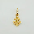 Dije Ancla 0.3gr / 1.4cm / Oro Amarillo 18K
