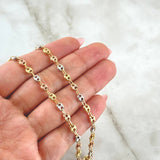 Cadena GC 9.35gr / 47.5cm / 4.4mm Diamantada Tres Oros 18K *