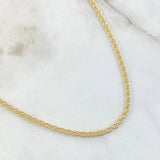 Cadena Garibaldi 3.15gr / 60cm / Oro Amarillo +3 18K