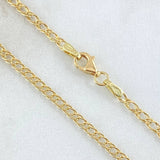 Cadena Garibaldi 3.15gr / 60cm / Oro Amarillo +3 18K
