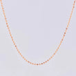 Cadena Militar 5.3g / 60cm / 1.4mm Oro Rosa 18K
