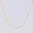 Cadena Militar 5.45g / 60cm / 1.4mm Oro Rosa 18K