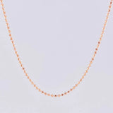 Cadena Militar 5.3g / 60cm / 1.4mm Oro Rosa 18K