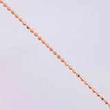 Cadena Militar 5.45g / 60cm / 1.4mm Oro Rosa 18K