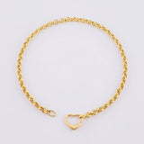 Pulso Aro Seguido 3.8g / 22cm / 3.8mm Oro Amarillo 18K