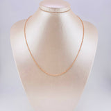 Cadena Militar 3.95g / 45cm / 1.45mm Oro Rosa 18K