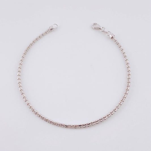 Pulso Ice 4.35g / 20.4cm / 1.45mm Oro Blanco 18K