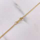 Cadena China 3.1gr / 60cm / 1.3mm Oro Amarillo +0 18K &