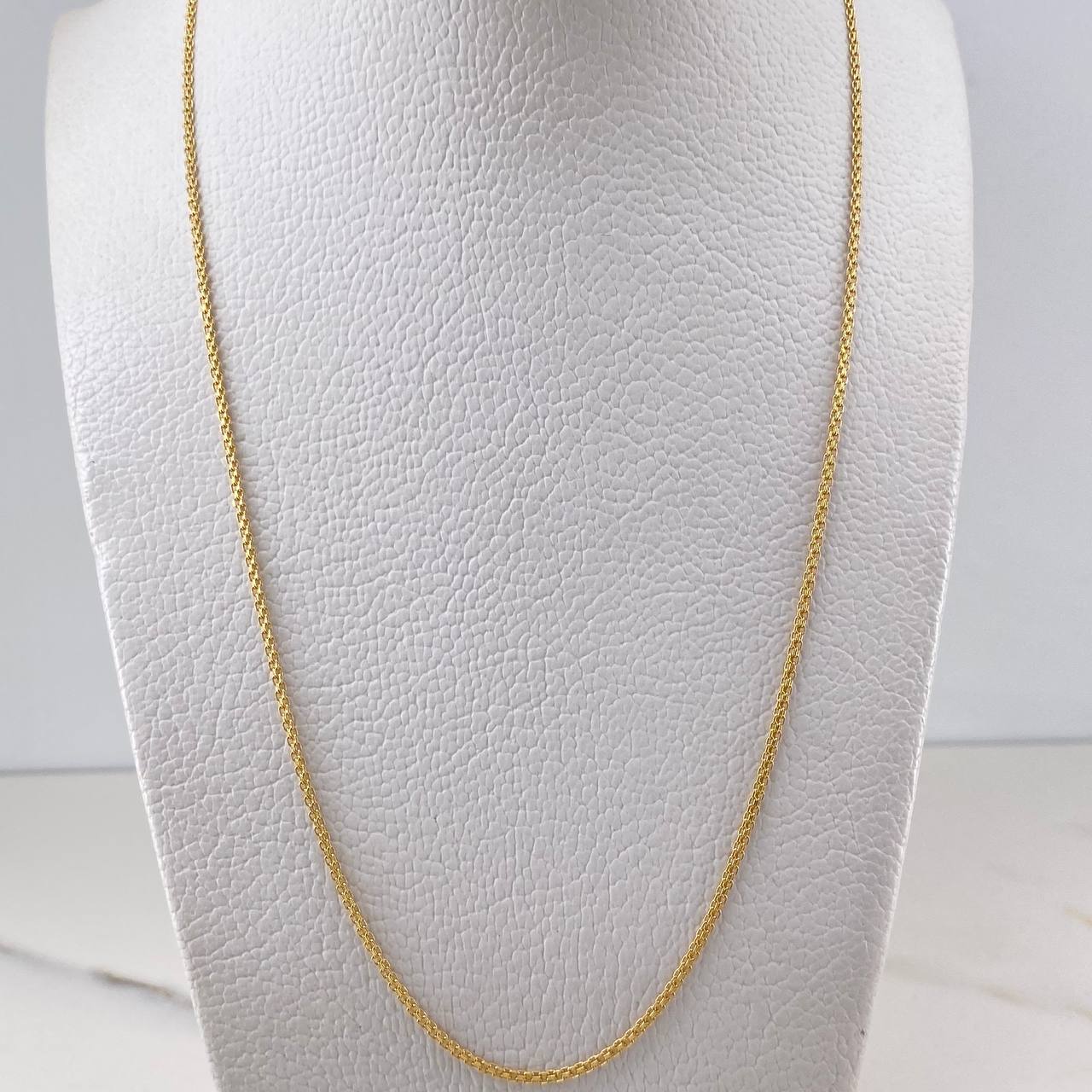 Cadena China 3.1gr / 60cm / 1.3mm Oro Amarillo +0 18K &