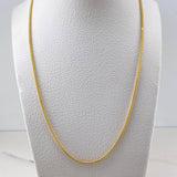 Cadena Franco 4.55gr / 60cm / 1.4mm Oro Amarillo +4 18K &