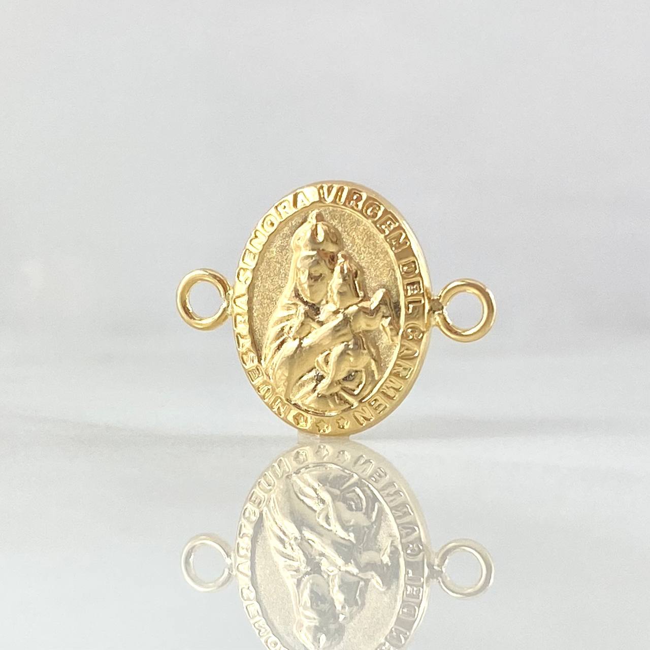 Herraje Virgen Del Carmen 0.85gr / 1.7cm / Troquelada Oro Amarillo 18K ©