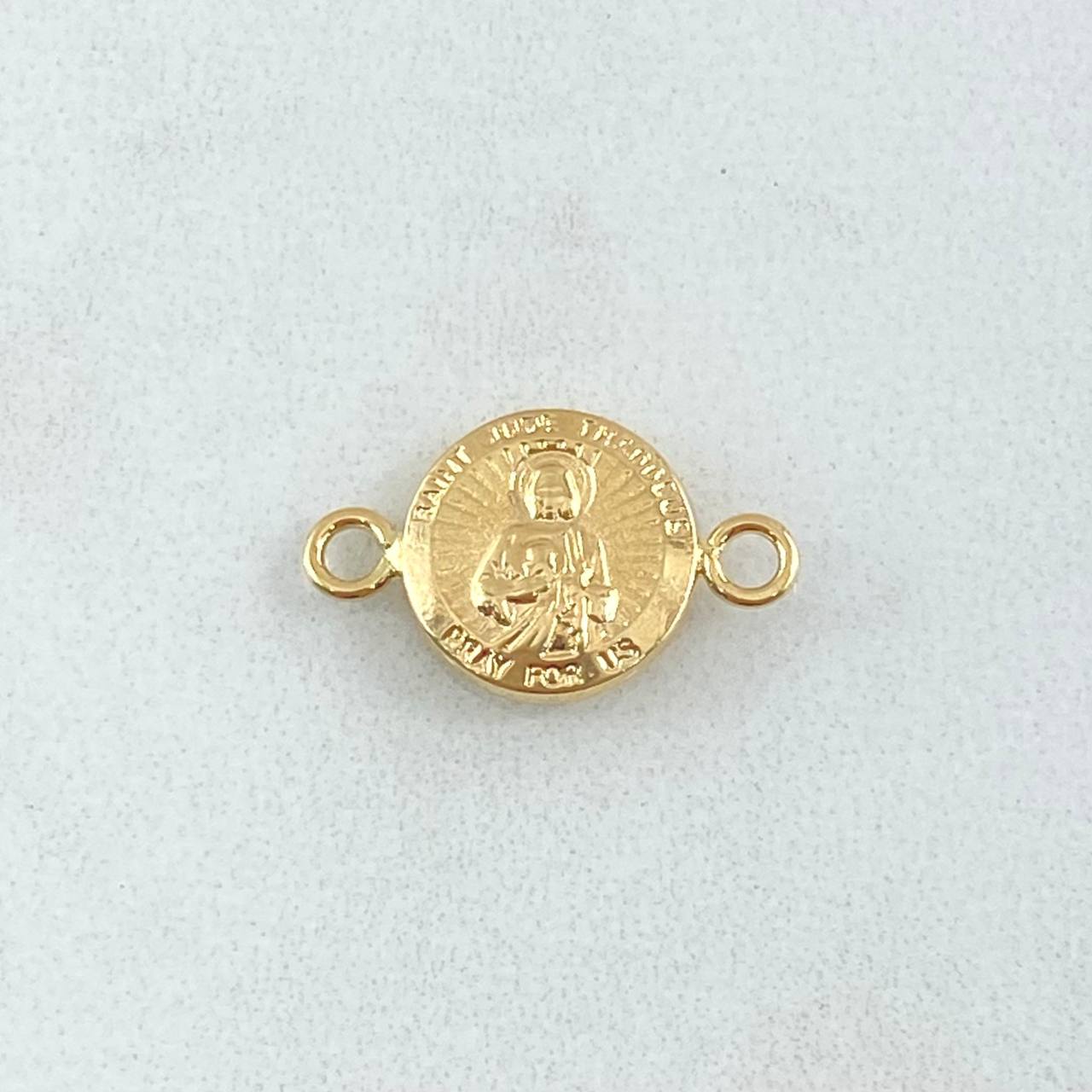 Herraje San Judas 0.6gr / 1.7cm / Troquelado Oro Amarillo 18K ©