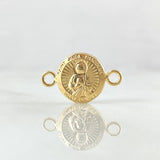 Herraje San Judas 0.6gr / 1.7cm / Troquelado Oro Amarillo 18K ©