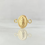 Herraje Virgen Guadalupe 0.5gr / 1.5cm / Oro 18K