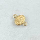 Herraje Virgen Rosa Mistica 0.45gr / 1.4cm / Troquelada Oro Amarillo 18K ©