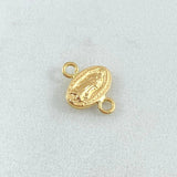 Herraje Virgen De Guadalupe 0.35gr / 1cm / Troquelado Oro Amarillo 18K *