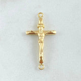 Herraje Cruz Cristo 1gr / 3.1cm / Oro 18K