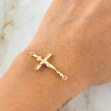 Herraje Cruz Cristo 1gr / 3.1cm / Oro 18K