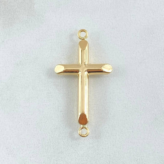 Herraje Cruz 0.65gr / 2.7cm / Oro 18K