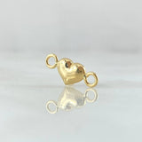 Herraje Corazon 0.25gr / 1.5cm / Oro Amarillo 18K ©