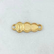 Herraje Placa Nube Virgen Guadalupe 0.6gr / 2.2cm / Oro 18K