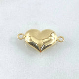 Herraje Corazon 1.05gr / 2.2cm / Troquelado Oro Amarillo 18K *