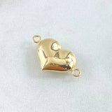 Herraje Corazon 0.8gr / 1.9cm / Oro 18K