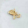 Dije Tres Gracias 0.8gr / 1.8cm / Oro Amarillo 18K &