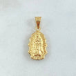 Dije Virgen Guadalupe Silueta Rallado 0.7gr / 2cm / Oro Amarillo 18K ©