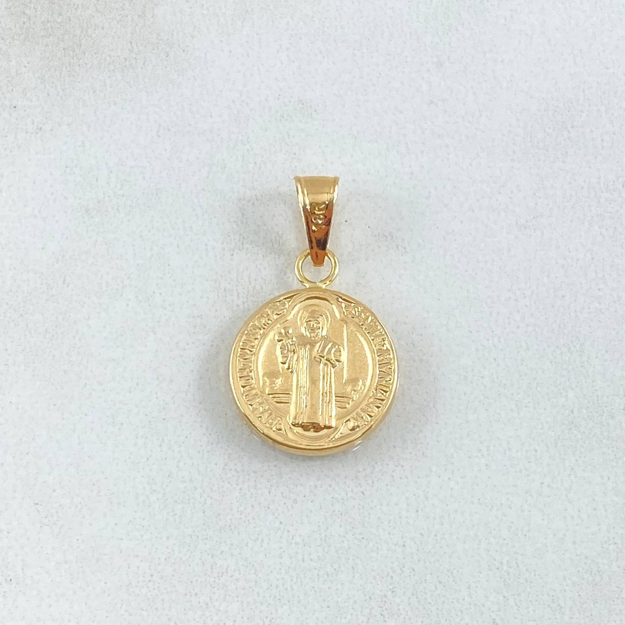 Dije San Benito 0.85gr / 2.2cm / Oro 18K