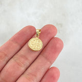 Dije San Benito 0.85gr / 2.2cm / Oro 18K