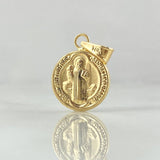 Dije San Benito 0.85gr / 2.2cm / Oro 18K