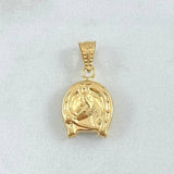 Dije Herradura Caballo 1.1gr / 2.5cm / Oro Amarillo 18K *