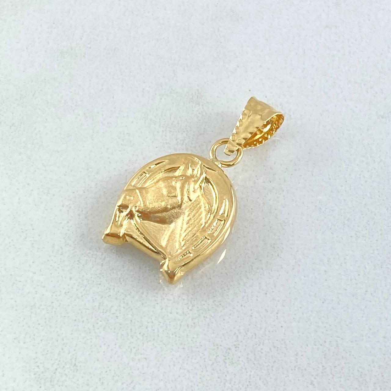 Dije Herradura Caballo 1.1gr / 2.5cm / Oro Amarillo 18K *